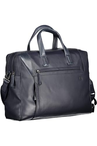 PIQUADRO Men's Outca4256s94 Folder with Two Handles Leather Blue, blue, Einheitsgröße3