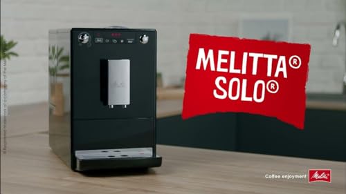 Melitta Solo - Kaffeevollautomat mit höhenverstellbarem Auslauf, kleine Kaffeemaschine mit...