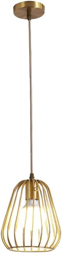 Suspension cage métal E27 luminaire anti-poussière facile à installer pour plafond bas