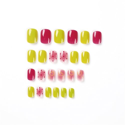 WERFOGH Dragon Fruit Colour Crash Fresh Green Wearable Nail Finish
