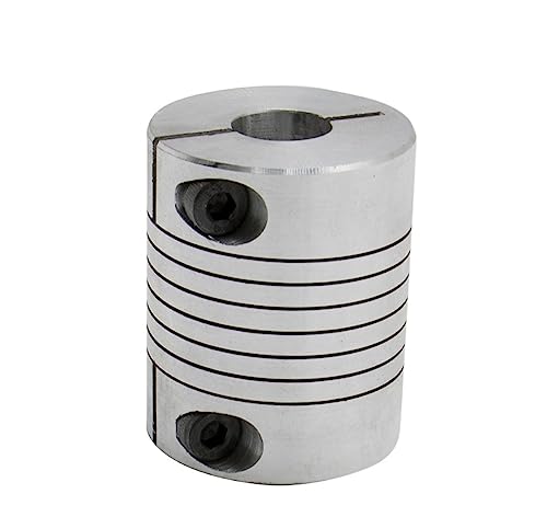 Rigid coupling,Stainless steel rigid coupling 1pcs D30L40 CNC Stepper Motor Shaft Coupler Flexible Coupling Motor Connector(10-14)