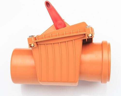 110mm Non Return Valve Backflow Flood Prevention Single Stainless Steel Flap