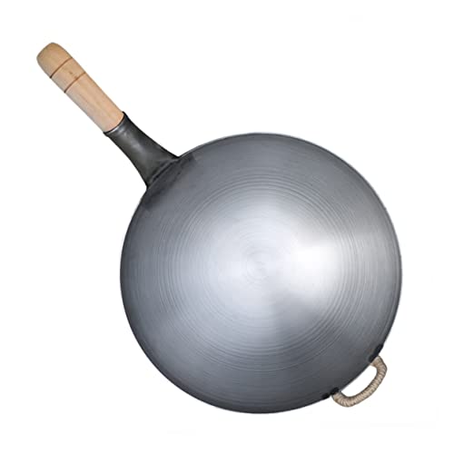 Wok de Cocina Antiadherente SOLUSTRE Acero y Plástico