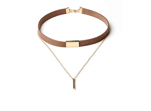 YONYou Creative Handmade Punk Leather Choker Adjustable Necklace for Women Men, Native American Indian Jewelry Bohemian Feather Jewelry