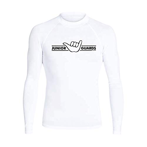 Junior Guard Shaka Bar Rashguard-LS-WH/BK-XL White/Black