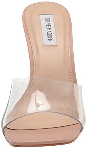 Steve Madden Womens Signal Heeled Sandal, Clear, 8.5 Us #TOP1