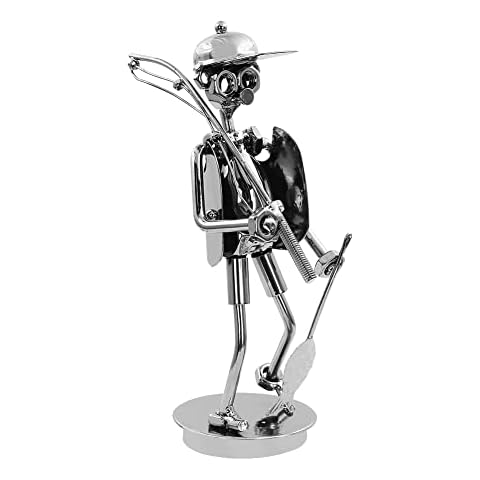 Creative Fisherman Iron Statue for Gifts Cover
