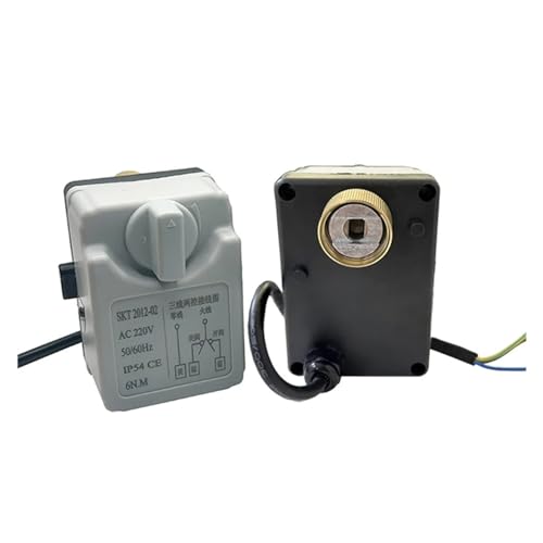 Actuador de válvula de bola de 24V con interruptor manual de 3 cables 2