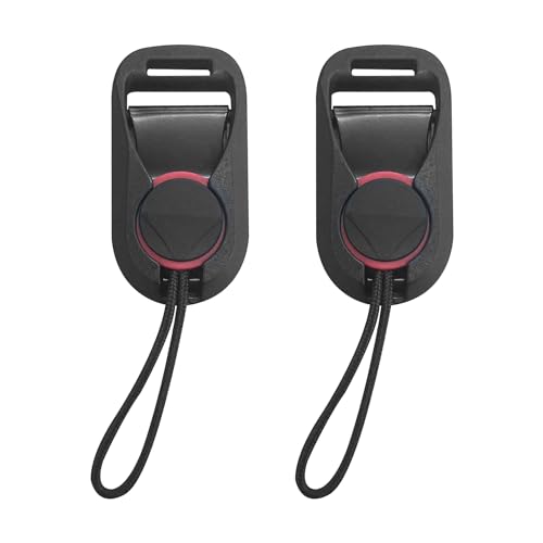 NyxSeat 2 correas de liberación rápida para cámara, apto para cámaras réflex digitales, color negro, longitud 8