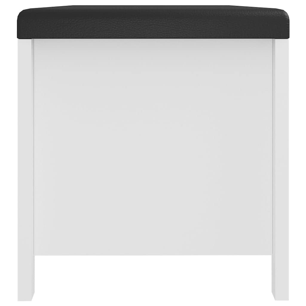 Genérico Caja de Almacenamiento cojín contrachapada Blanco 105x40x45 cm,Mobiliario,Armarios y Almacenamiento,Baúles de almacenamiento-326768