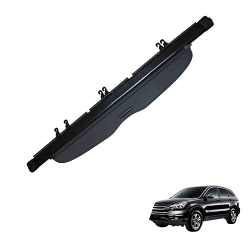 Couverture Coffre Rétractable pour CRV 2007-2011 Housse de Protection Arrière Noir