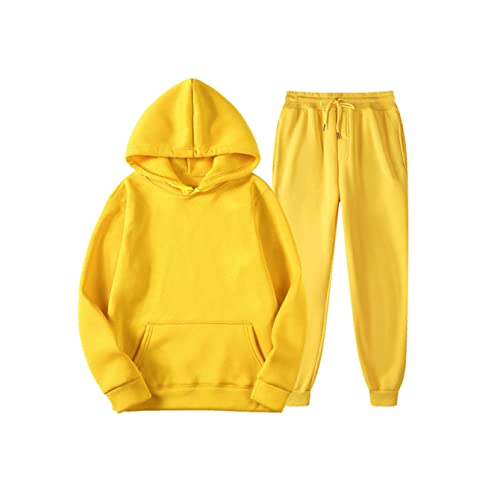 Survêtement à capuche jaune pour homme XXL résolvant le manque de confort