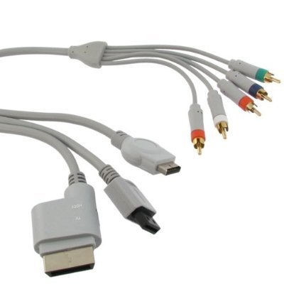 Premium High Resolution Universal 4 IN 1 HD Component AV Cable for Sony Playstation 3 PS3, Playstation 2 PS2, Nitendo Wii, Microsoft Xbox 360