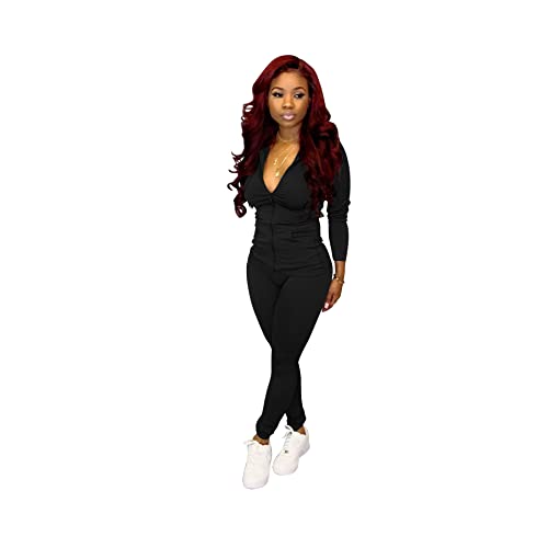 Adogirl Womens Sweatsuit Set Two Piece Outfits Top + Skinny Long Pants Tracksuits Jogging Suits Jumpsuits #TOP2