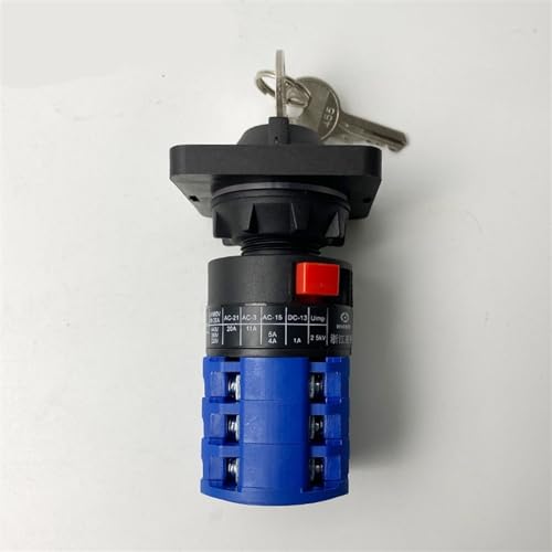 Sélecteur combiné LW26-20/3S pour circuit de commande rotatif 3 positions - 3
