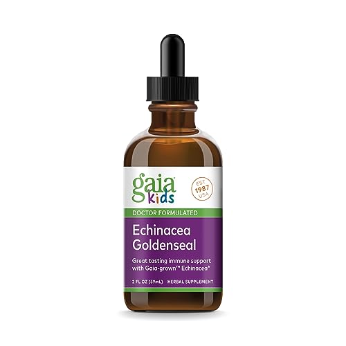 Gaia Herbs, GaiaKids Echinacea Goldenseal Herbal Drops, Immune Support, Physician Formulated, 2 Fluid Ounces Gaia Herbs, GaiaKids Echinacea Goldenseal Herbal Drops, Immune Support, Physician Formulated, 2 Fluid Ounces