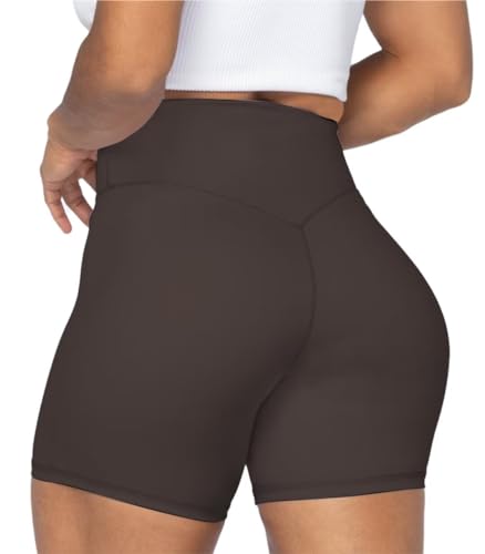 Image of Sunzel No Front Seam High Waist Biker Shorts for Women, Squat Proof Yoga Workout Gym Bike Shorts | 3, 5 Or 8-Inch Inseam, High Waisted, Tummy Control, No Front Seam, Buttery Soft, Compression Fit, Squat Proof