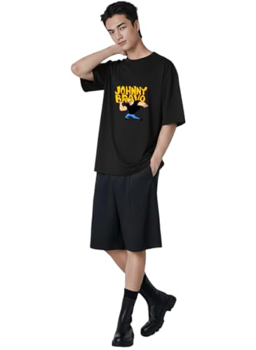 Image of Men's Cotton Oversized Fit Oversized Baggy Fit Drop Shoulder Cool and Stylish