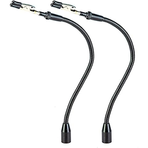Magnetic Arms Toolour with Alligator Clips Helping Hands Soldering 130mm Third Hand 2 Flexible Arms for Clipss for Cover