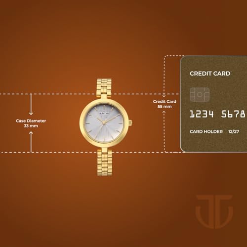 Image of Titan Bandhan Eternal Pair Analog with Silver Dial Yellow Gold Stainless Steel Strap Watch for Couples - 19692969YM01