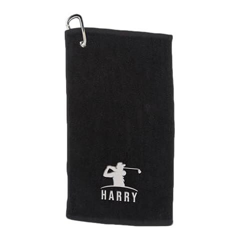 Varsany Personalised Cotton Golf Towel Cover