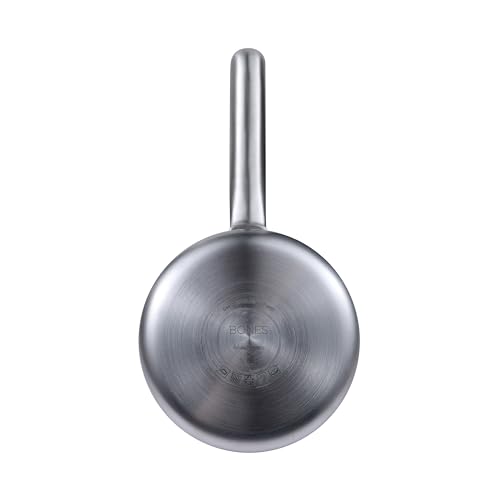 MasterPro Bones MP by Alessi MP Saucepan, 16x8 cm, Stainless Steel, Black/White, 16 cm - Image 3