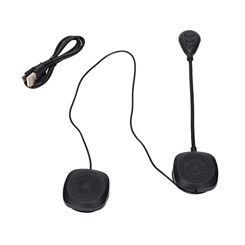 Gavigain Motorcycle Helmet Bluetooth Headset, Bluetooth Helmet Headset with Auto Answer Calls Volume Control Dial Control for Motorbike Sport Cycling Skiing Riding