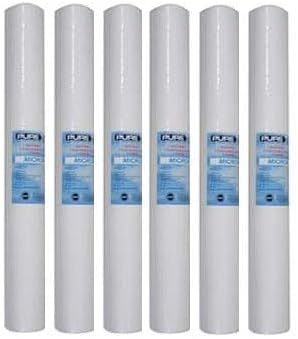 IPW Industries Inc-PureT - GCB Series (GCB2000010)- 20" x 2.5" Spun Polypropylene Sediment Filter 6 Pack