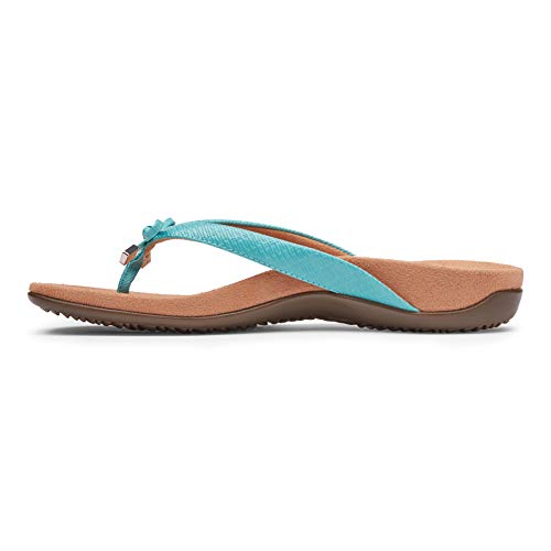 Image of Vionic Women's Rest Bella Toe Post Sandal- Supportive Ladies Orthotic Sandals that include Three Zone Comfort with Arch Support- Flip Flop for Ladies, Medium and Wide Width Size 5-12