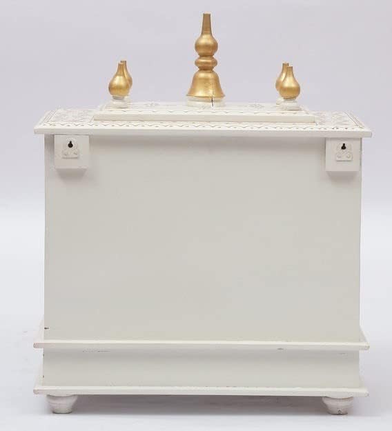 Pooja Mandir en bois pour ranger vos objets de dévotion - 5