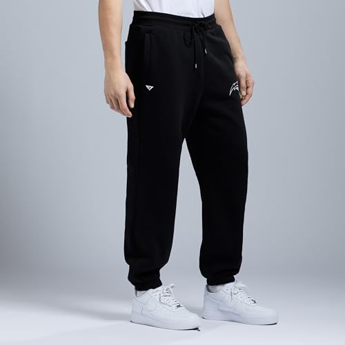 GAME 7 NBA Officially Licensed Men's Casual Jogger Fleece Sweatpants with Pockets, Black, X-Large3