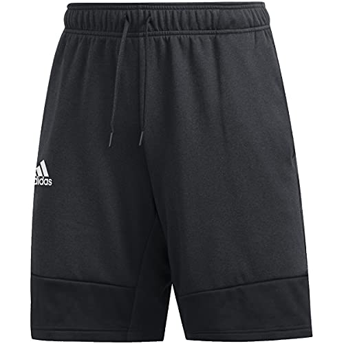 Short Adidas Team Issue homme noir chiné et blanc taille S pour le sport