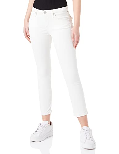 True Religion CORA Cropped W. Flap ON Back Pocket Off White