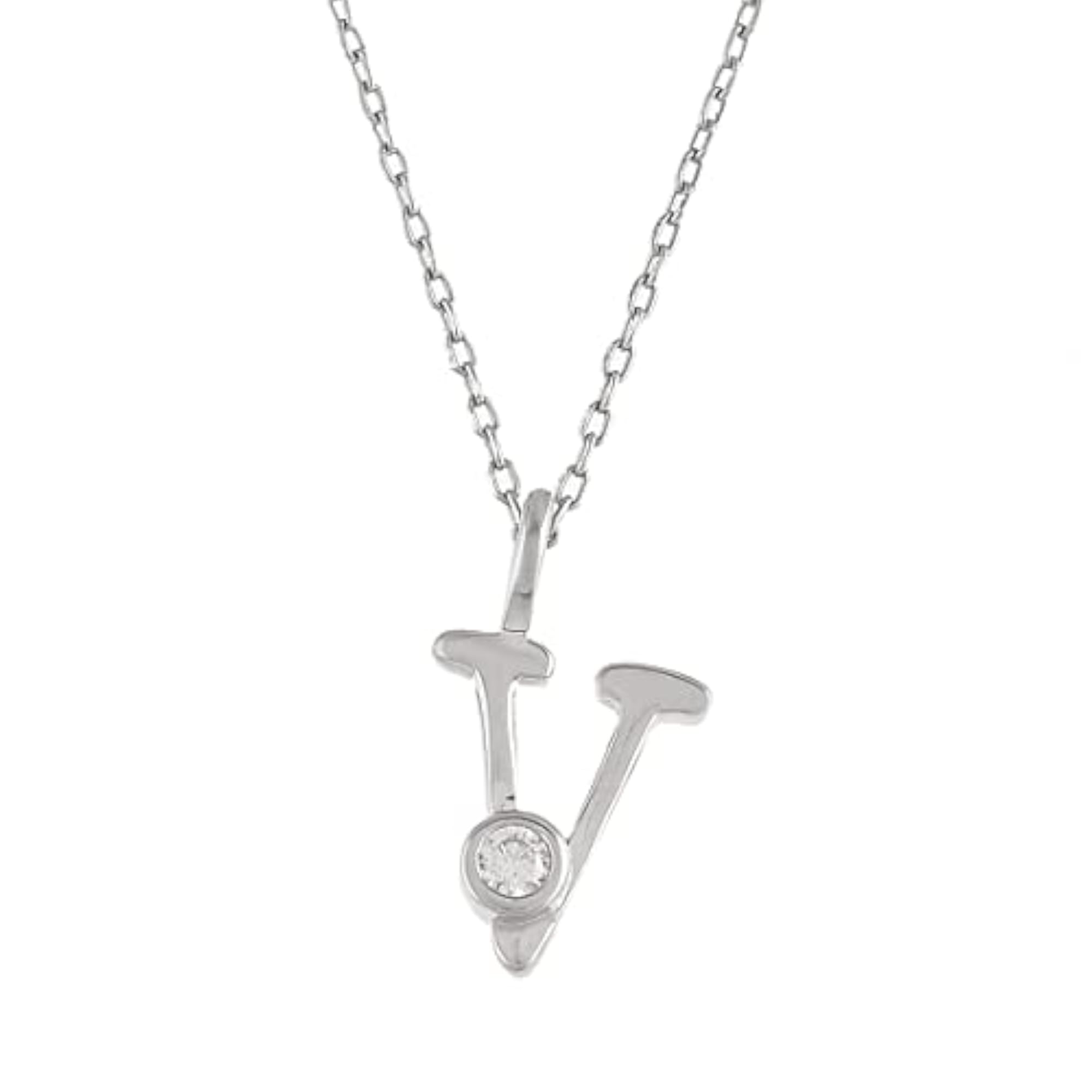 Round Cut CZ Pendant for Women