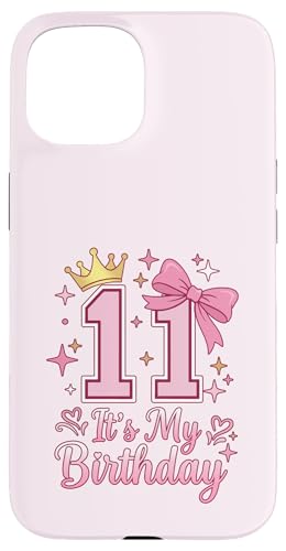 It's My 11�΂̒a���� ���̎q �R�P�b�g���{�� �s���N 11�� �X�}�z�P�[�X iPhone 15 �p