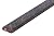 UDS Premium Quality El Gaucho 1" x 12" Glass Liner and Trim- Black/Brown - for Kitchen Backsplash, Bathrooms, Showers, etc