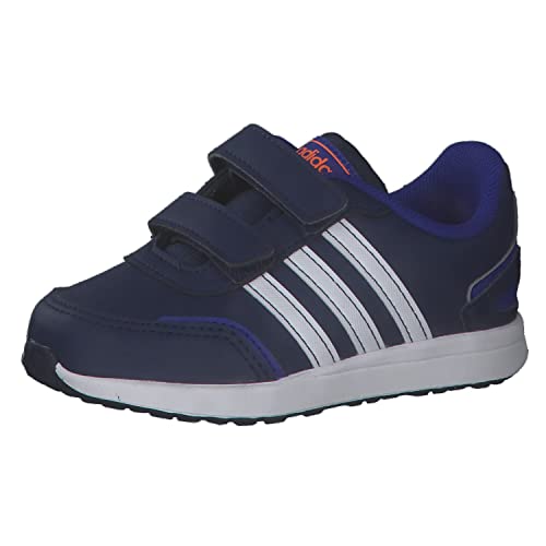 adidas Vs Switch 3 Lifestyle Running Hook and Loop Strap Shoes Mixte Enfant Chaussures de Course, Dark Blue/Cloud White/Lucid Blue, 23 EU