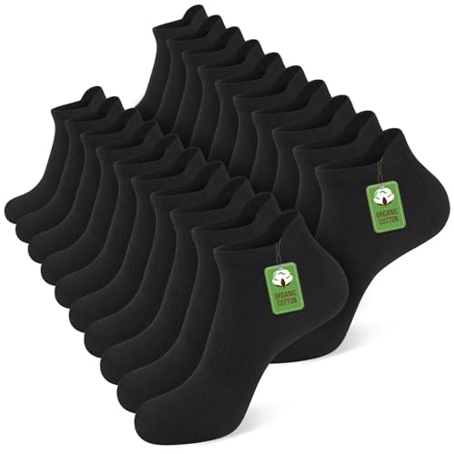 shnn 10 Pairs Womens Cotton Ankle Socks...