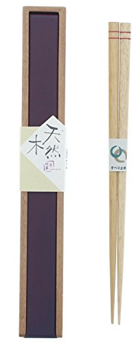箸 箸入れ セット 箸箱 飛鳥 コンビ 中 木製 (天然木)