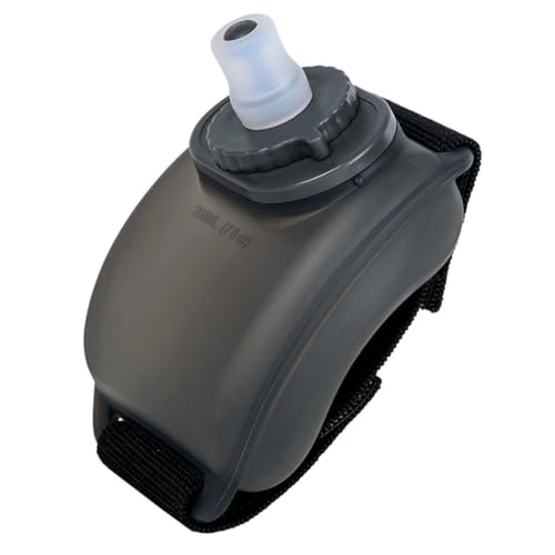 LIFKOME 軽量ポータブル手首ドリンクボトル 大容量シリコン素材耐久性フィットネス用ウォーターボトル アウトドアランニング登 再利用可能