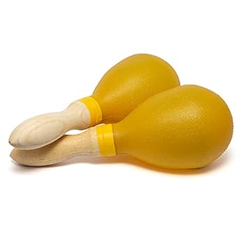 Tiger MAR7-YE Eiförmige Maracas - Gelb