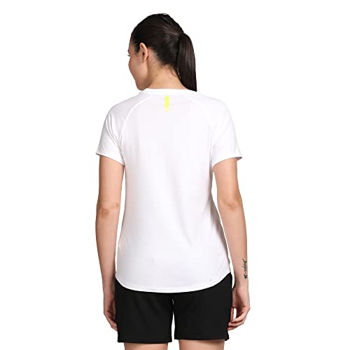 Image of Lavos Women's Regular Fit T-Shirt with Half Sleeve Round Neck, Bamboo & Cotton Gym, Yoga and Sports Wear for Women