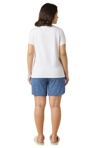 Image of Van Heusen Women's Lounge Allover Print Lounge Shorts - Modal Cotton - Functional Pocket, Superior Drape -Available in Pack of 1 & 2