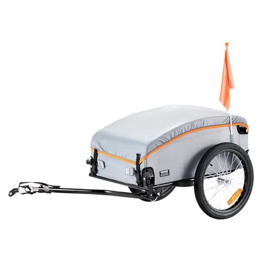 VEVOR 100 lbs Bike Cargo Trailer