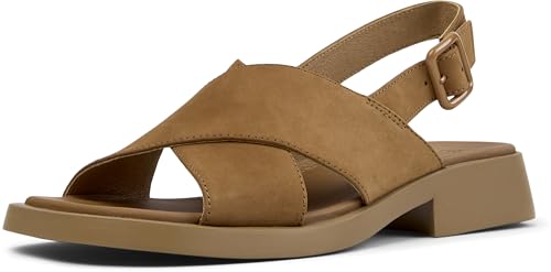 Camper Womens Dana Sandals Medium Brown 7 (Us)