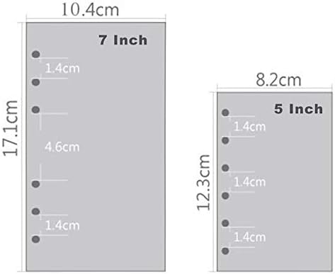 Image of TRIVAH Leather Writing Journal, Refillable Travelers Notebook,Art Sketchbook, Travel Diary with Blank Paper (Orange, 7 Inch)