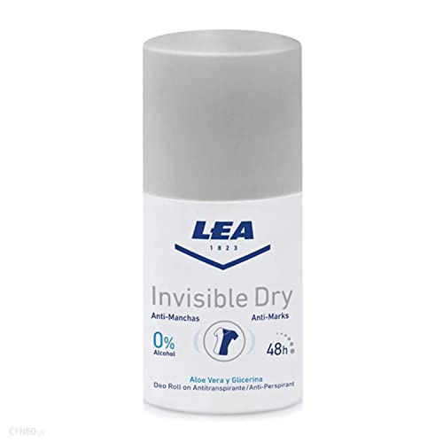 Lea Invisible Dry Desodorante Roll-On Aloe Vera y Glicerina, 50ml
