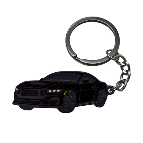 Image of Car Keychain Compatible with Mustang,Metal Key Chain,For Mustang GT Key chain, Enamel Keychain
