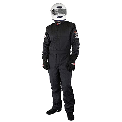 PROFOX-501 One-Piece Auto Racing Fire Suit SFI 3.2A/5 (Black, 3XL)