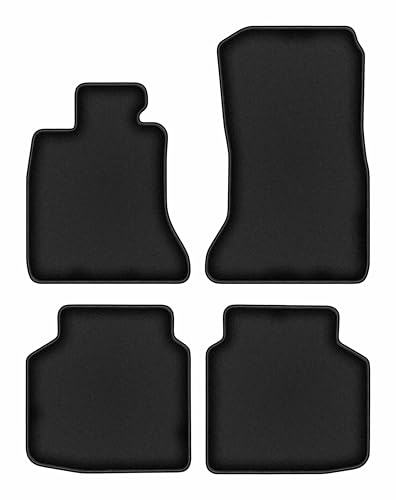Tapis de voiture en velours noir pour remplacer les tapis usés de votre BMW 7 F02